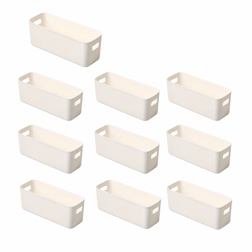 10pcs multifunctional storage box durable large-capacity desktop storage box underwear storage suitable for sundries storage