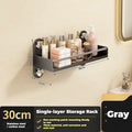 No Drill Bathroom Rack Bathroom Shelf Toilet Stainless Steel and Carbon Steel Hanging Rack Bathroom Organizer Hang On The Wall
