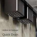 Tool-free kitchen shelf, kitchen accessories, multifunctional wall-mounted chopstick tube, storage for knives and tools