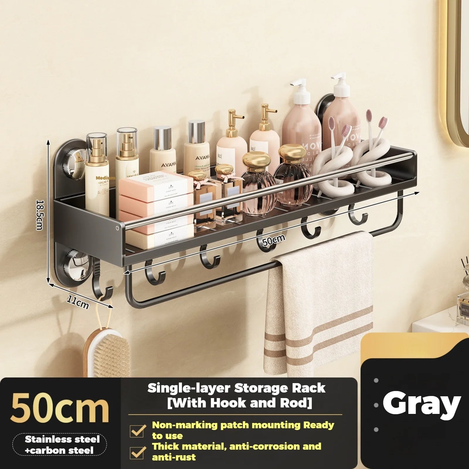 AquaShelf™ Bathroom Organiser