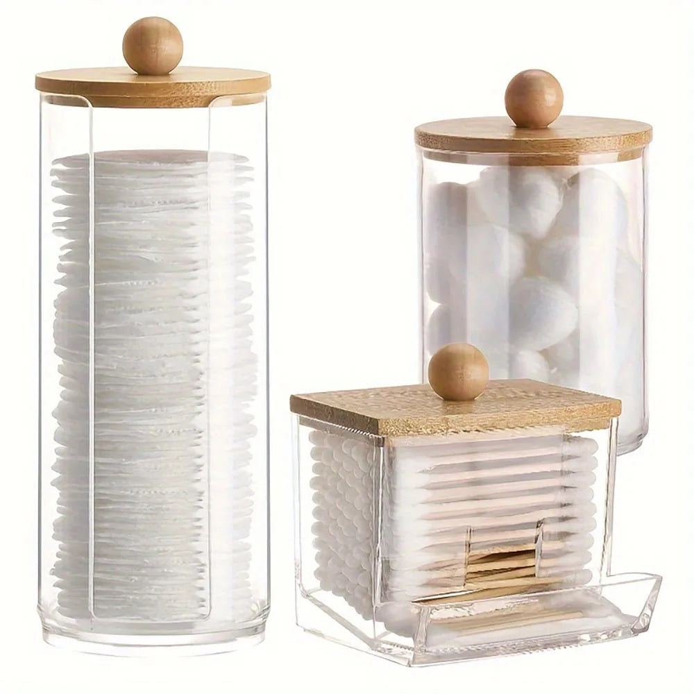 Acrylic Cotton Pad Holder