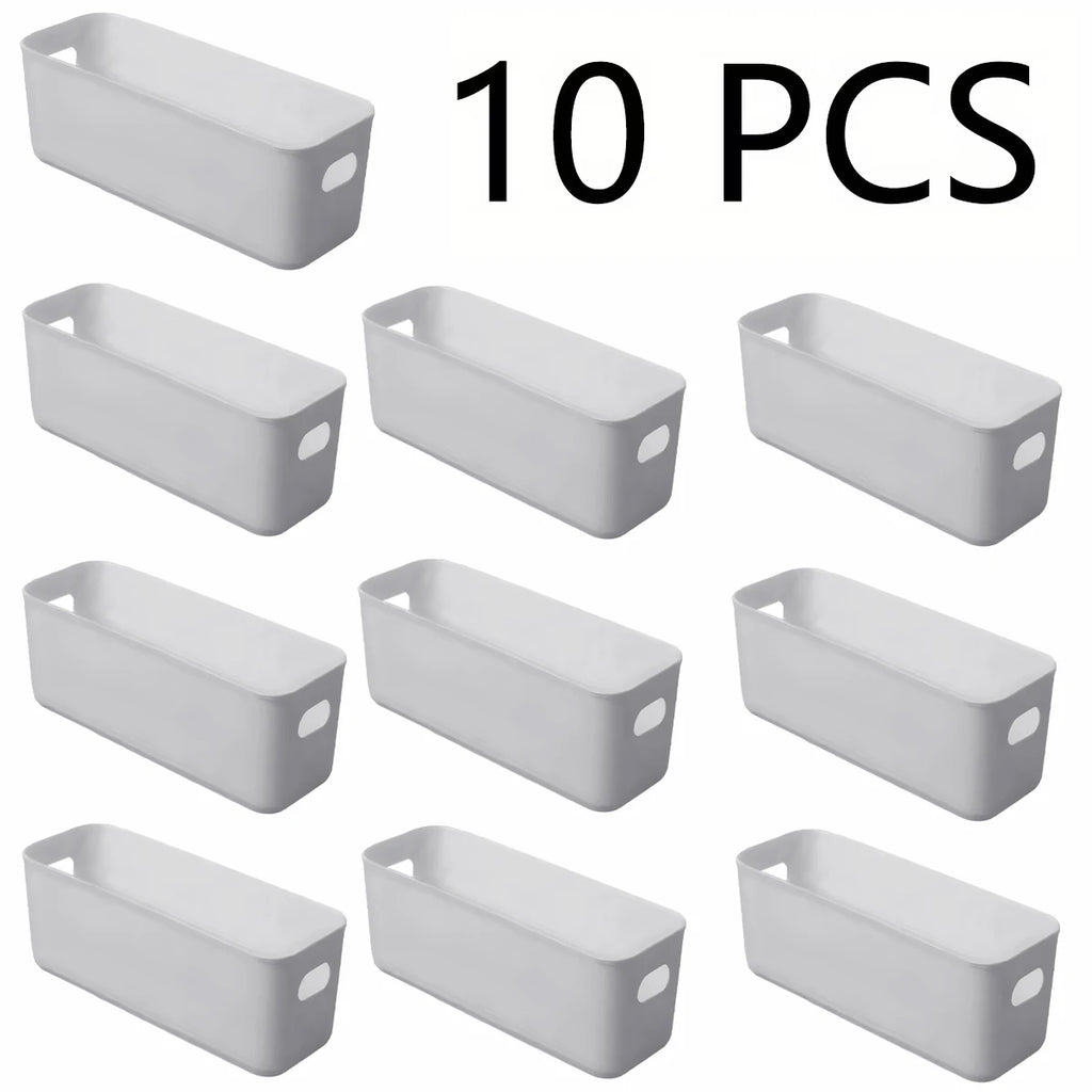 10pcs multifunctional storage box durable large-capacity desktop storage box underwear storage suitable for sundries storage