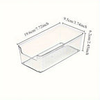 Multifunctional Transparent Storage Box - Durable Office Desk, Medicine and Other Storage Box, Home Storage Box