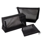 1Pcs Female Make Up Pouch Portable Small Large Toiletry Beauty Case Women Mesh Cosmetic Bag Travel Storage Makeup Bag Organizer
