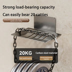1pc Black Carbon Steel Soap Box Non Perforated Wall Mounted Bathroom Soap Box Bathroom Soap Holder Soap Storage Rack 2025