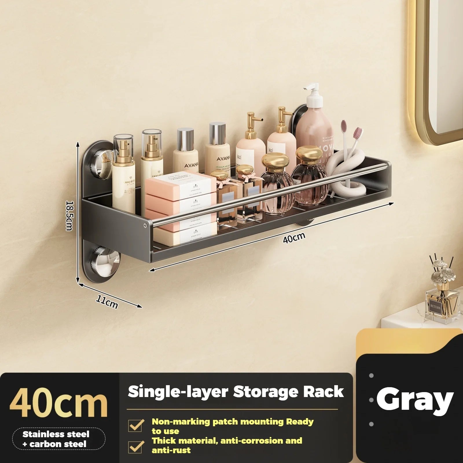 AquaShelf™ Bathroom Organiser