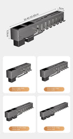 Tool-free kitchen shelf, kitchen accessories, multifunctional wall-mounted chopstick tube, storage for knives and tools
