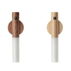 Rechargeable Wall Sconces Magnetic Wall LightsNight Light Motion Sensor Night Lights Wooden Wall Lighting for Bedroom Stair