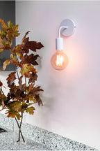 Nordic Modern Wall Lamp Iron Black E27 Indoor Lighting Bedside Bedroom Bathroom Lamp Sconce Wall Light Fixture Industrial Decor