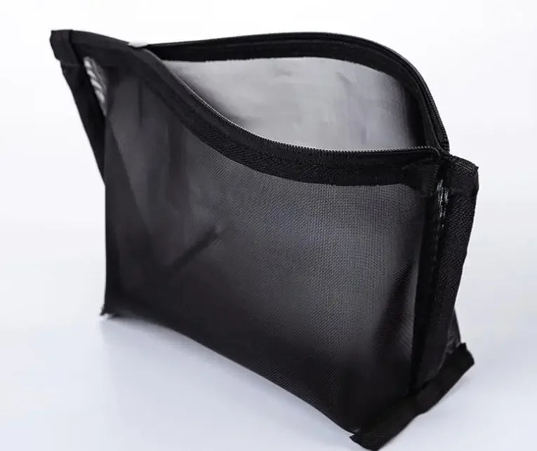 1Pcs Female Make Up Pouch Portable Small Large Toiletry Beauty Case Women Mesh Cosmetic Bag Travel Storage Makeup Bag Organizer