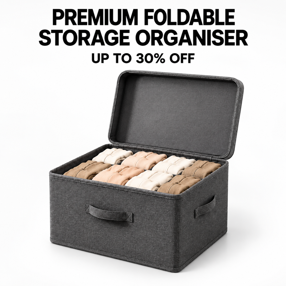 Premium Foldable Storage Organiser - up to 30% off